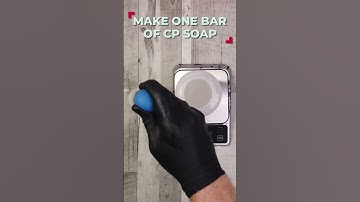 Making one single bar of cold process soap #shorts #soapmaking #barsoap  #cpsoap #smallsoapchannel