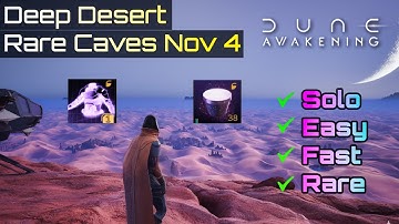 5+3 Zeldzame buitgrotten Diepe woestijn Week 4 november | Tips voor Dune Awakening