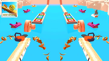 Spiral Roll 🌀🪚🌊 Level 141 -142 | Gameplay Walkthrough Part 28 [Android & iOS]