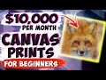 HOW TO MAKE MONEY WITH PRINT ON DEMAND WALL CANVAS ON SHOPIFY