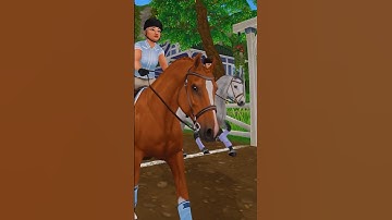 She sold her horse for a faster one but… 😢 #starstable #sso #shorts