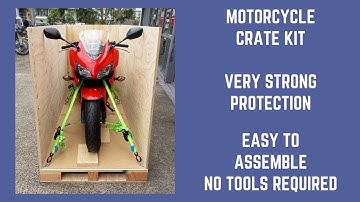 Motorcycle Wooden Crate for Shipping Sydney are Easy to Assemble Wood Crates