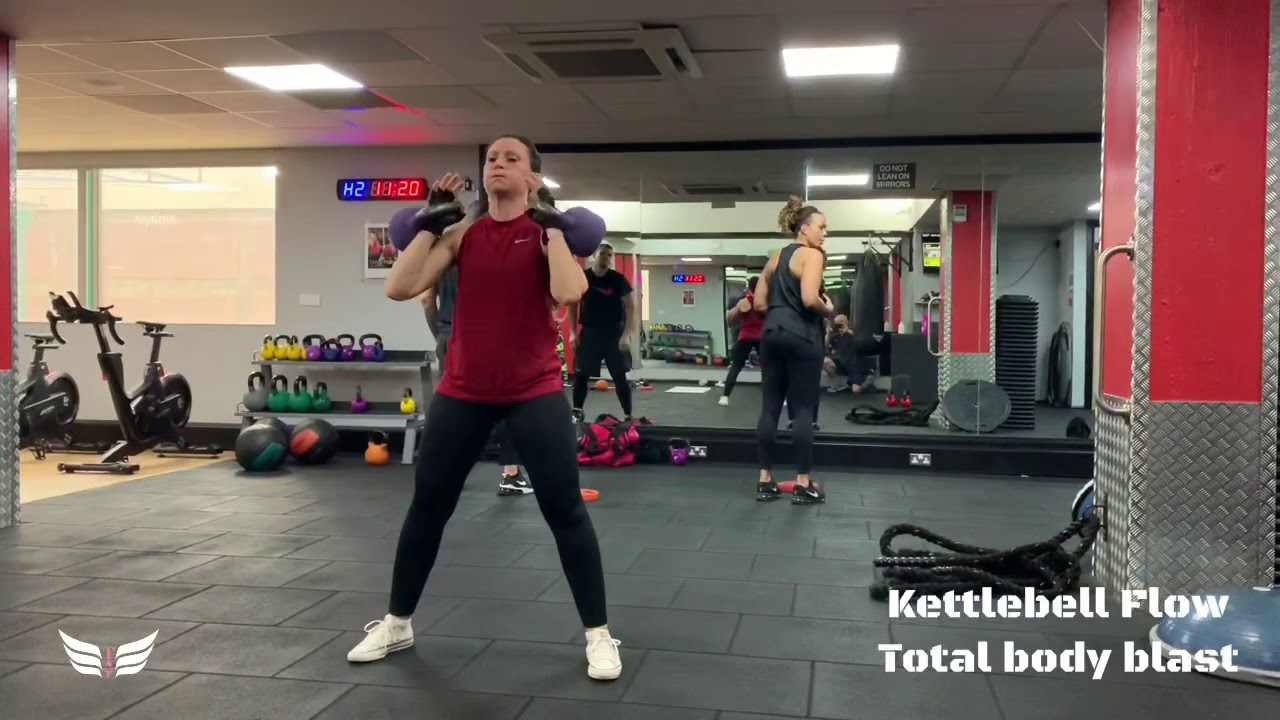 KETTLEBELL FLOW WORKOUT |TAF - YouTube