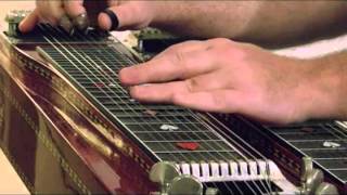 I WONDER DO YOU THINK OF ME - E9TH TUNING
This is a pretty Country song played from my heart. The front neck on my D-10 Sho-Bud guitar is tuned to E9th. I use a standard Nashville setup, with the exception of raising string one a whole tone from F# to G# with my Right Knee Right (RKR) lever. You can hear the nice change it provides in this song. I always raise the first string a whole tone. Lloyd Green raises it a half-tone, as does Stu Basore. Lloyd does a forward bar slant if he needs a whole tone.
For the past week I thought I had accidentally messed up one of the settings in my JVC camcorder, because the video is moving while recording. In the video youll notice that the camera seems to follow my hands, but its actually the old guitar legs flexing in the guitar body, moving the entire guitar when I press the pedals, especially the ABC pedals for the E9th tuning (like in this song). I need to get a carpet to keep the legs from moving on the tile floor that I have. The rubber feet dont hold well. Ill see if that helps.
Last week I moved the change that lowers string 2 from D# to C# from the RKR over to the RKL instead, because the knee requires more tension to move. On a double-neck guitar, its more difficult to move the RKR with the right tip of your knee. Its much easier with the thigh (inner right leg) to move the RKL.
On this guitar, I lower my Es (4th and 8th string) with the LKR, which works best for me I think (as oppossed to lowering the Es previously with the RKL). I only have 4 knees on this guitar. I raise my Es with the LKL.
Im using original factory stock pickups. My amp is a Peavey Nashville 112. BOSS DD-3 (set to 800 ms long delay). I hope you like it. I WONDER DO YOU THINK OF ME - E9TH TUNING