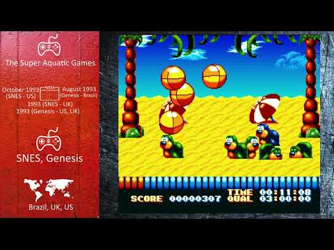 Console Sports Games of 1993 - The Super Aquatic Games