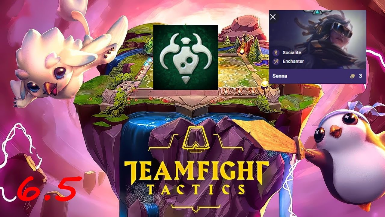 [TeamFight Tactics] 6.5 Chemtech 9 Senna