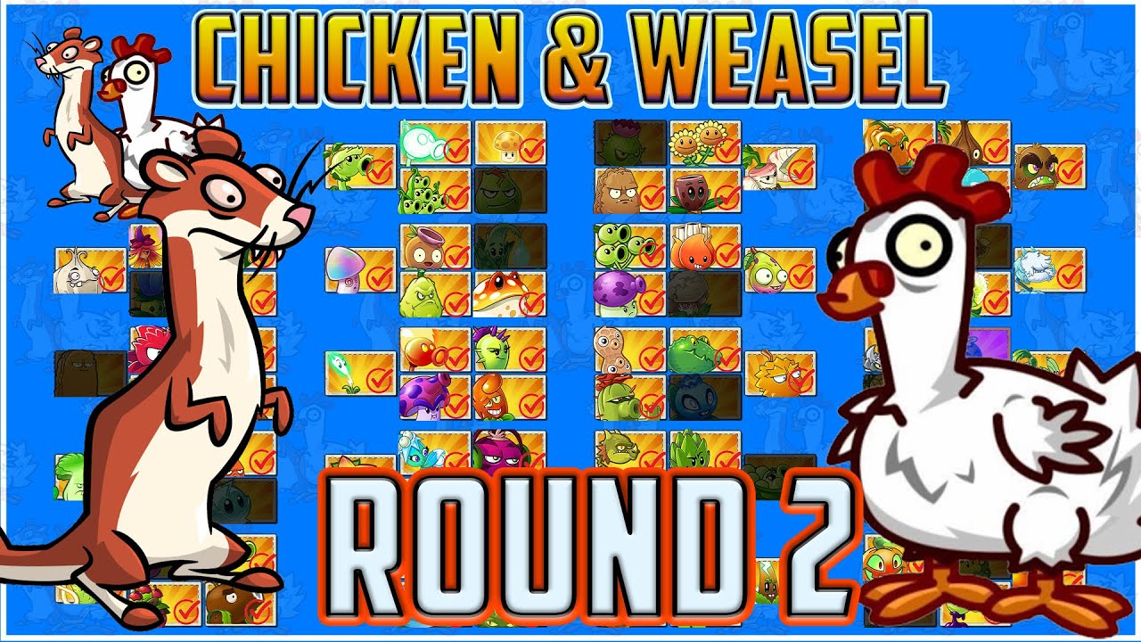 The Chicken & Weasel Tournament Level 2 - Plants vs Zombies 2 Epic Tournament