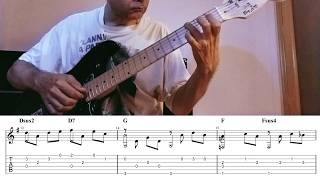 The Godfather Theme Standard Tuning Arr. and Guitar Playing