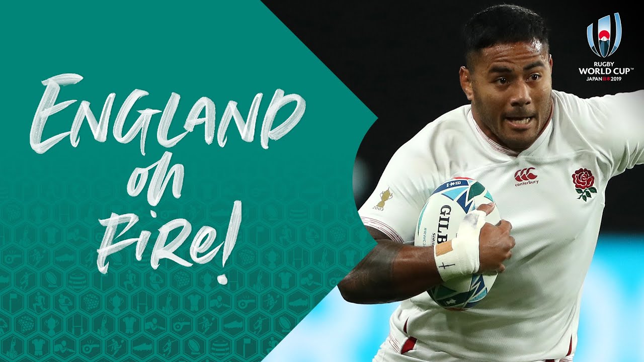 Tuilagi steamrolling try at Rugby World Cup 2019 - England v Tonga