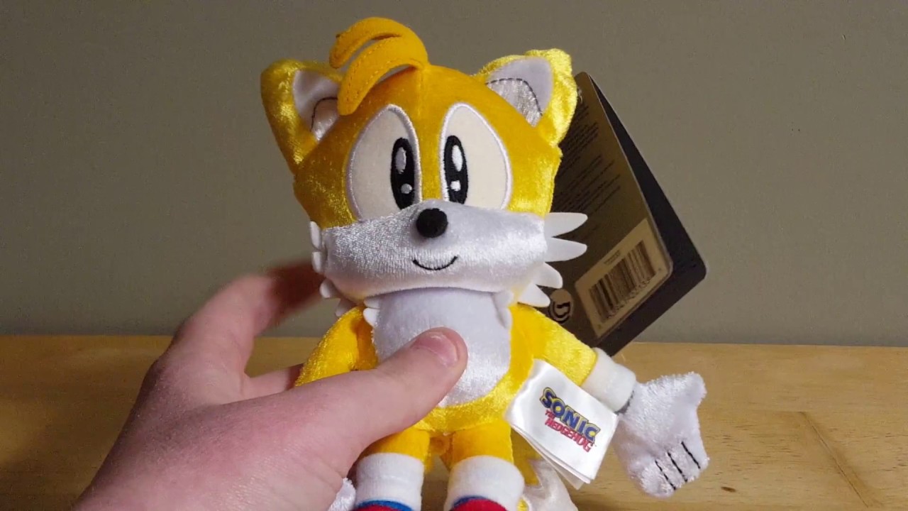 Tomy Sonic The Hedgehog 25th Anniversary 8 Classic Miles Tails Prower Plush In Hand Review Youtube