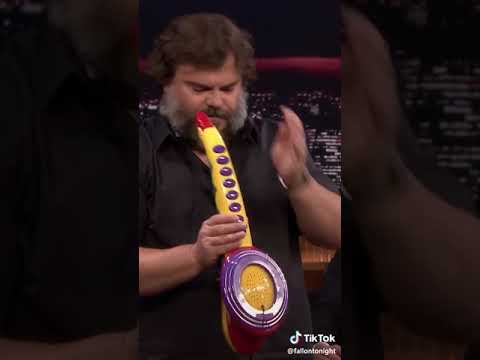 Jack Black playing