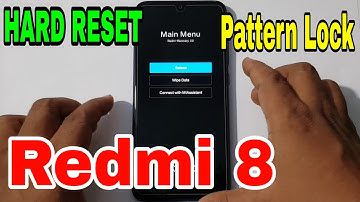 Redmi 8 (M1908C3II) Hard Reset or Pattern Unlock Easy Trick With Keys