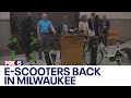 Milwaukee e-scooters returning permanently, launch event | FOX6 News Milwaukee