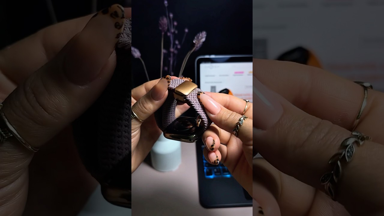 Apple Watch Uyumlu Tokalı Örgü Loop Kordon 