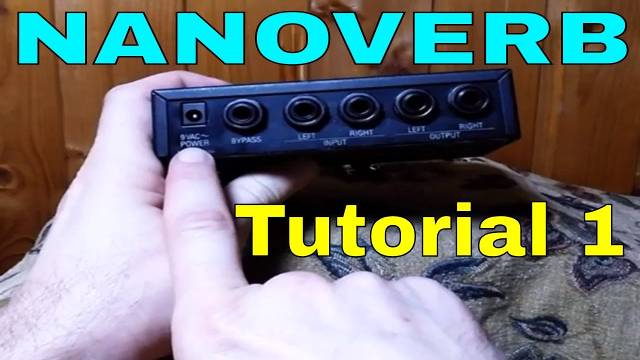 Alesis Nanoverb how to mix - YouTube