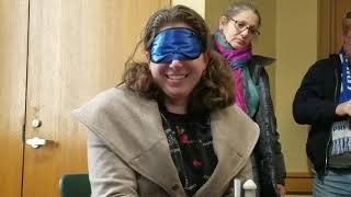 Visions consulting L3C held a teaching the sighted to be blind event in Leominster.