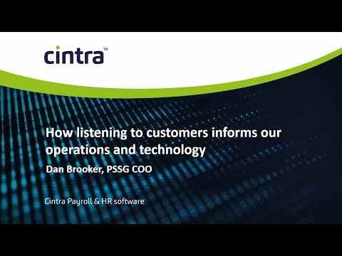 'How listening to customers informs operations' with Dan Brooker, Chief Operating Officer, PSSG
