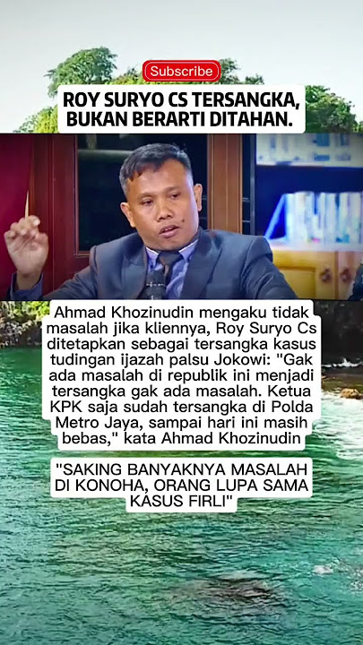 He's just a new suspect, even those who have already been sentenced are still free. #kpk #jokowid...