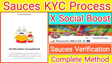 How to Complete Sauces KYC | Ice Network New Project Sauces