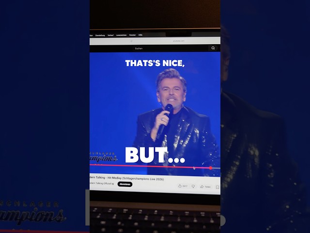 SAVE THE DATE!!! THOMAS ANDERS sings MODERN TALKING 🎤 #thomasanders #moderntalking #live #tour2026