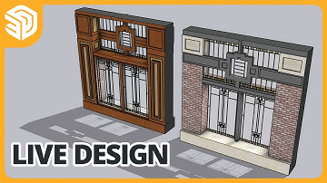 3D Modeling Frank Lloyd Wright Stained Glass Windows in SketchUp