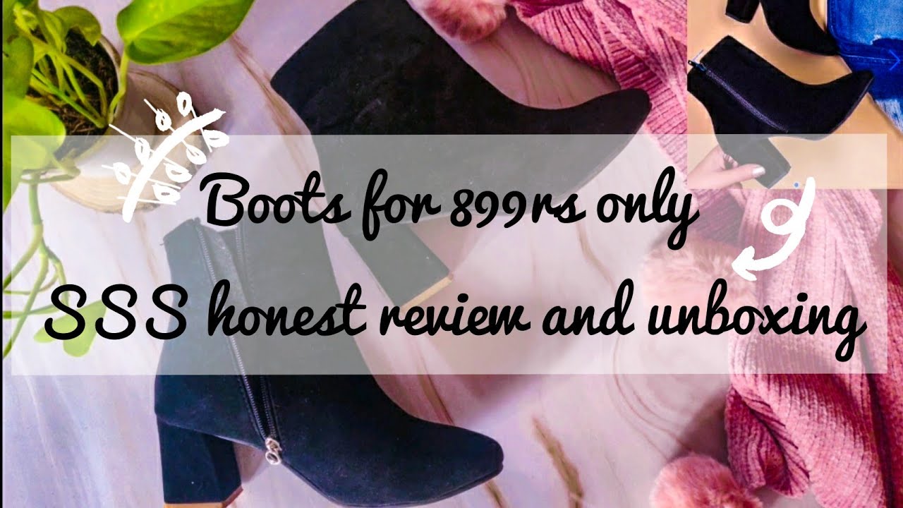 SSS(street style store) Boots Unboxing 2021. Honest review💯. Tried and tested. Just for 899rs.