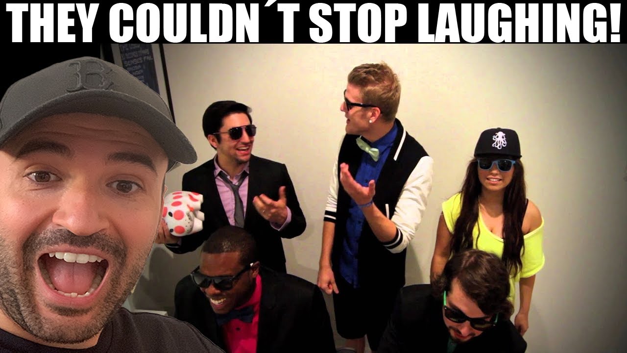 Pentatonix - Gangnam Style Bloopers!!  - First Reaction