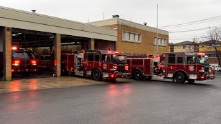 FULL HOUSE RUN  Harrison Fire Department Engine 2 Engine 4 Ladder 1 & Battalion Responding