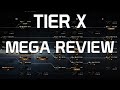 Tier X Mega Review! Which is Worthy? Which is Trash?