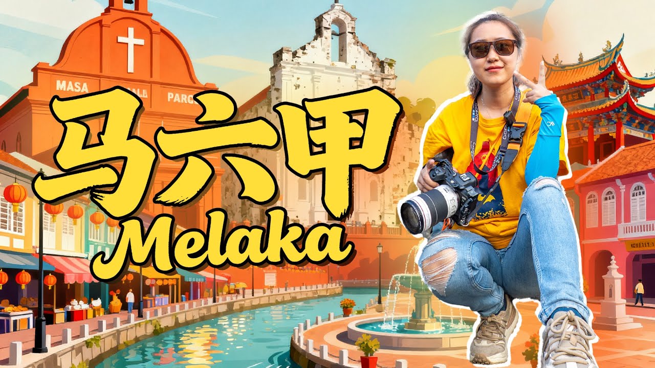 马来西亚🇲🇾马六甲 中国人最先知道的马来西亚城市 古迹骑楼鸡场街 红房子老教堂 马六甲预制菜 三叔公煎蕊