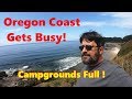 Oregon Coast Gets Busy! &amp; The Blue Heron French Cheese Factory - Campground are Full!
