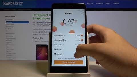 XIAOMI Redmi Note 4 - How to Clean Phone Storage & Delete All Junk Files
