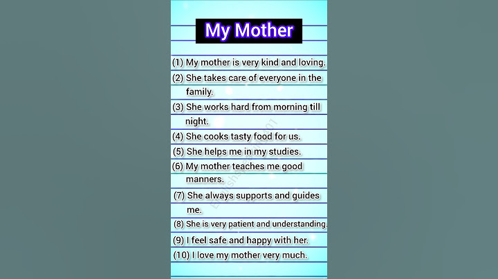 10 line essay on my Mother || essay on my mother #mom #maa #eassy ‎⁨@401Gk    #shorts #morher