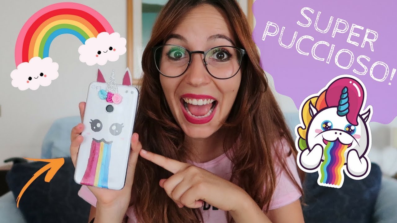 REALIZZIAMO UNA COVER UNICORNO PER IL CELLULARE *super pucciosa*
