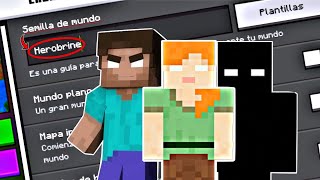 SEMILLAS de HEROBRINE / NULL / ALEXBRINE ENTIDADES MALIGNAS EN MINECRAFT a LAS 3:00 AM