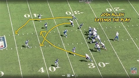 Bills QB Josh Allen to Dawson Knox On the Run | Arm Strength