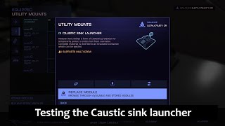 Elite Dangerous... Testing the Caustic sink launcher in a maelstrom.