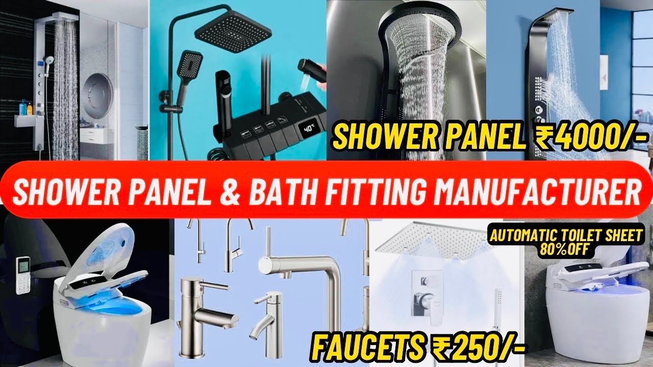 Bathroom Fittings Manufaturer | Cheapest Bath Fittings Market | Shower ...