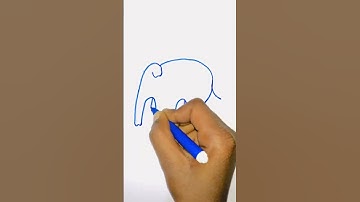 How to draw elephant 🐘 #shorts #youtubeshorts #elephant #animals #drawing #short #ytshorts