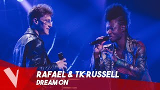 Aerosmith - 'Dream On' ● Rafael & TK Russell | Duels | The Voice Belgique Saison 9 Resimi