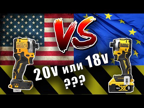 DeWALT из США, 20v и 18v - Есть ли разница? Сравню DeWALT DCF850B из Америки и DCF850N из Китая ENG