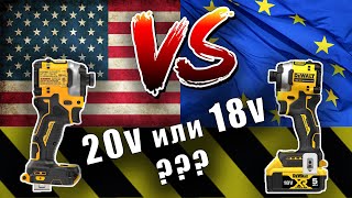 DeWALT из США, 20v и 18v - Есть ли разница? Сравню DeWALT DCF850B из Америки и DCF850N из Китая ENG