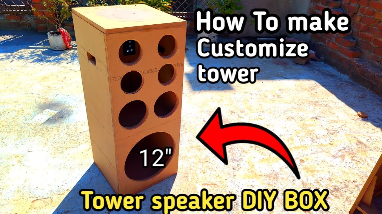 DIY Tower Box || Customize Tower Box kese bnaye || 12