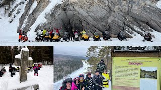 Демидовский крест Путешествие на снегоходах Пермский край snowmobile Aodes Brp Stels #снегоходы59