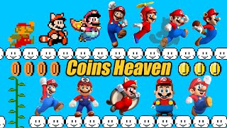 Evolution of Coin Heaven in Super Mario Bros Nintendo games and LEGO screenshot 3