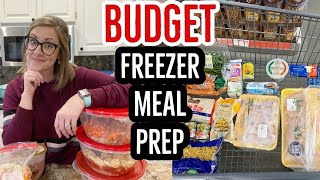BUDGET FREEZER MEAL PREP // EASY FAMILY DINNERS
