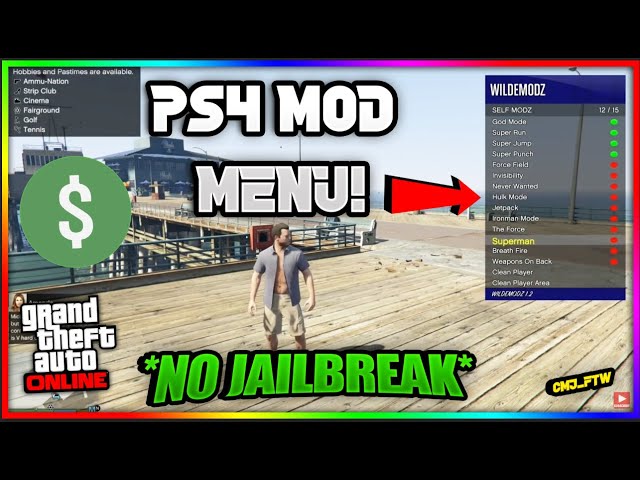 EP 10) Installing GTA-V Mod Menus on PS4 (6.72 or Lower!) 