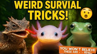 Weirdest Animal Adaptations for Survival 🐙 | Nature’s Most Bizarre Survival Tricks!