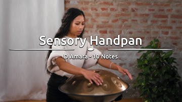 Sensory Handpan, 10 Notes D Amara, 440 Hz, Vintage Gold - HPSTL101 - Meinl Sonic Energy