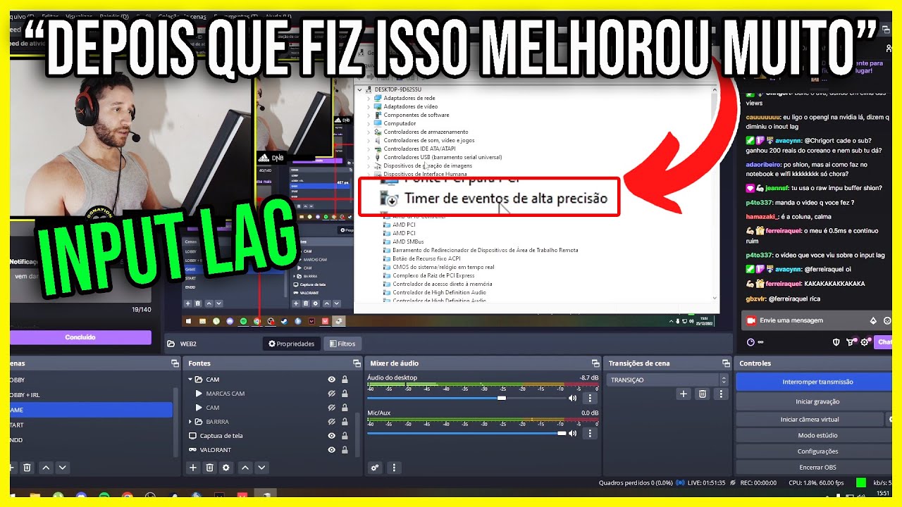 Shion Deu O Macete Para Melhorar O Input Lag No Valorant Youtube